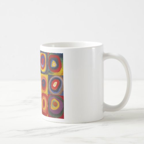 Color Study of Squares Circles by Kandinsky Coffee Mug