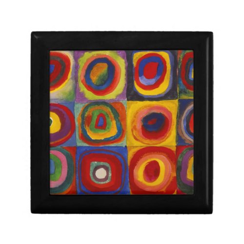 Color Study of Squares Circles by Kandinsky Gift Box
