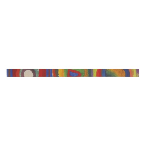 Color Study of Squares Circles by Kandinsky Grosgrain Ribbon