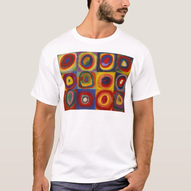 Color Study of Squares Circles by Kandinsky T-Shirt (Front)