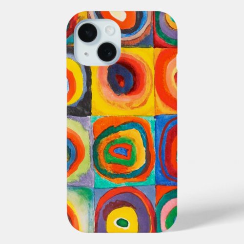 Color Study  Wassily Kandinsky iPhone 15 Case