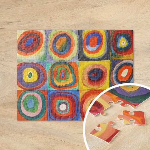 Color Study  Wassily Kandinsky Jigsaw Puzzle