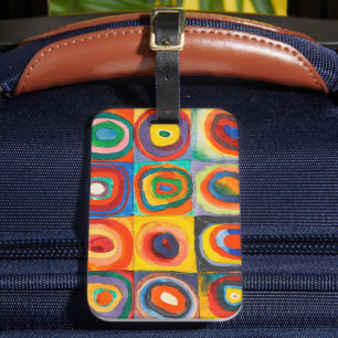 Color Study Wassily Kandinsky Luggage Tag