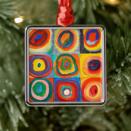 Color Study  Wassily Kandinsky Metal Ornament