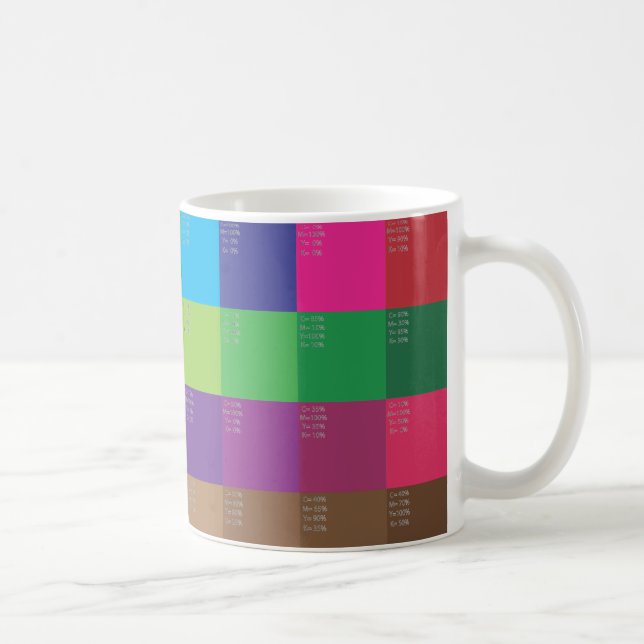 COLOR SWATCH COFFEE MUG (Right)