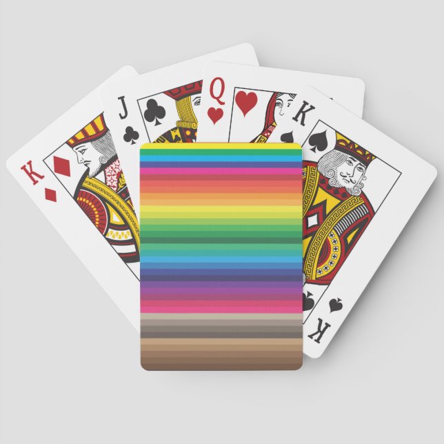 color swatch game poker cards (Back)