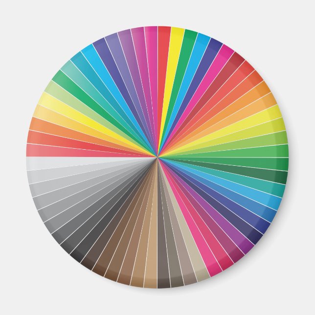color swatches circle magnet (Front)