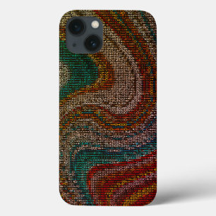 Color Swirl Digital Abstract  iPhone 13 Case
