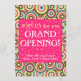 Color Swirl Invitation