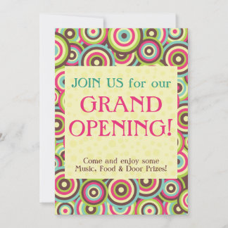 Color Swirl Invitation