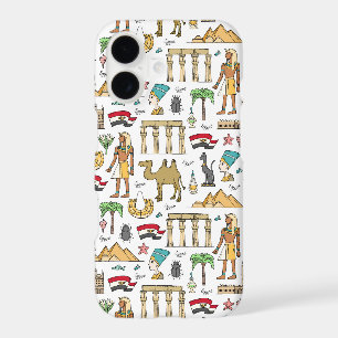 Color Symbols of Egypt Pattern iPhone 17 Case
