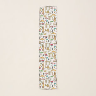 Color Symbols of Egypt Pattern Scarf