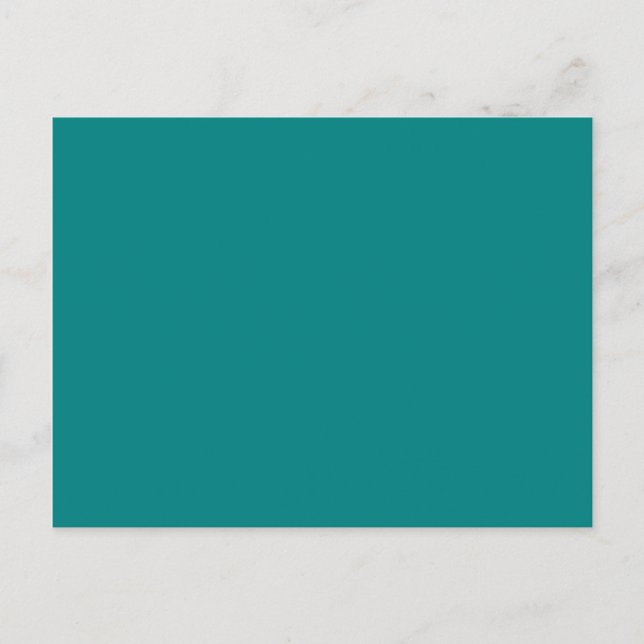 color teal postcard (Front)