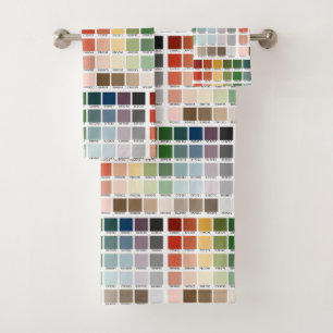 Color Test Bath Towel Set
