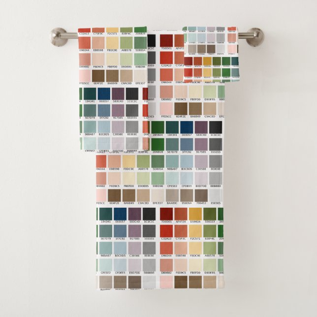 Color Test Bath Towel Set (Insitu)