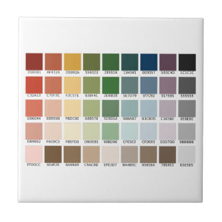 Color Test Ceramic Tile