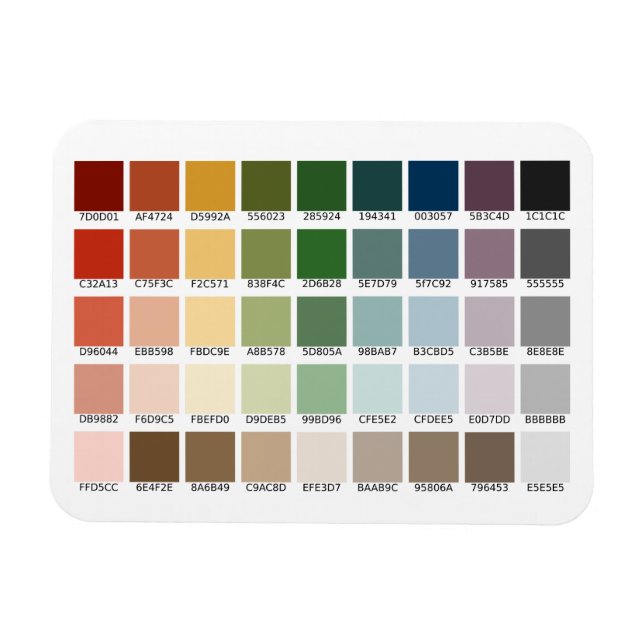 Color Test Magnet (Horizontal)