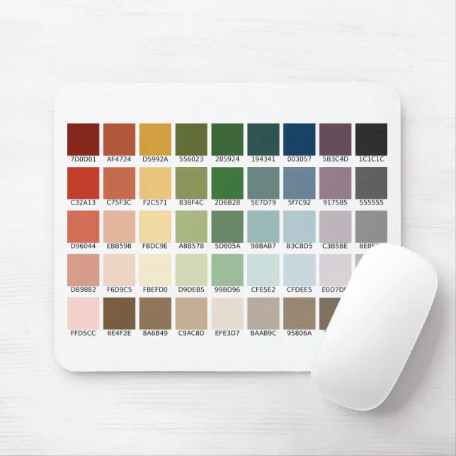 Color Test Mouse Pad | Zazzle