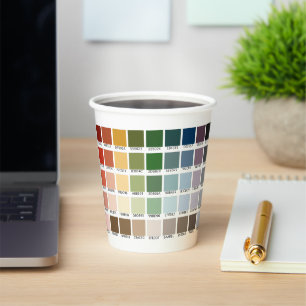 Color Test Paper Cups