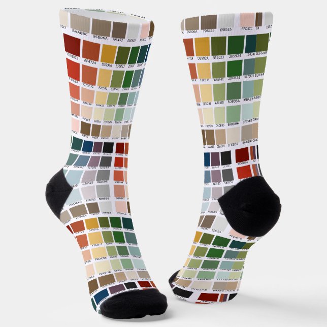 Color Test Socks (Angled)