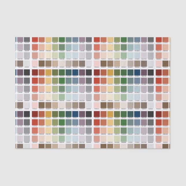 Color Test Tissue Paper (Front)