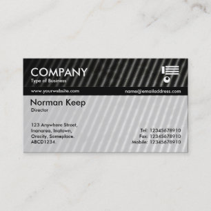 Color Tex Banded - Corrugated Terrain Business Card