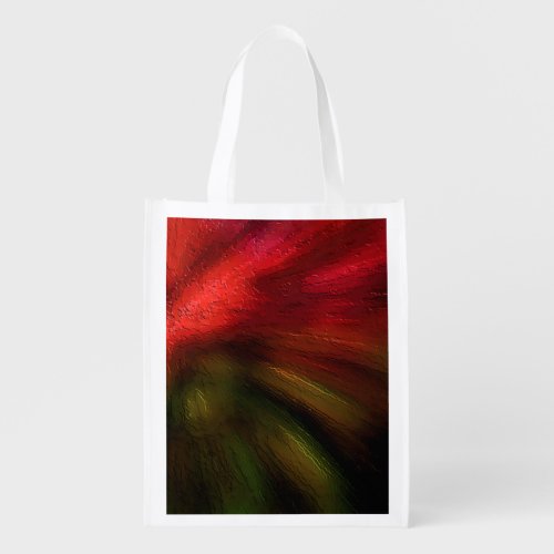 Color Texture Display Reusable Grocery Bag