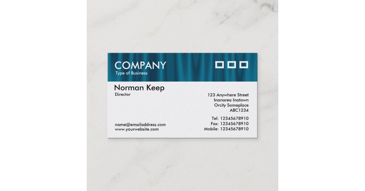 Color Textured Header - Drapery 01 Business Card | Zazzle