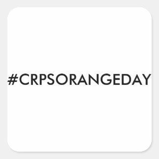 Color The World Orange™ #CRPSORANGEDAY Sticker
