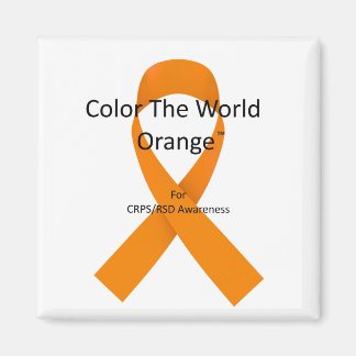 Color The World Orange™ for CRPS/RSD Magnet