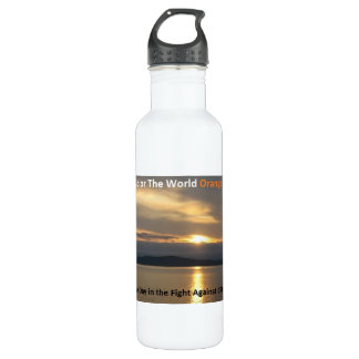 Color The World Orange Water Bottle