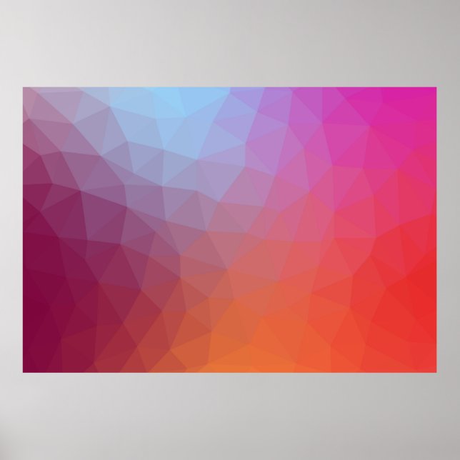 color theme mosaic abstract backgroundabstract,bac poster (Front)