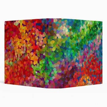 Color Theory Clash Binder by aftermyart at Zazzle