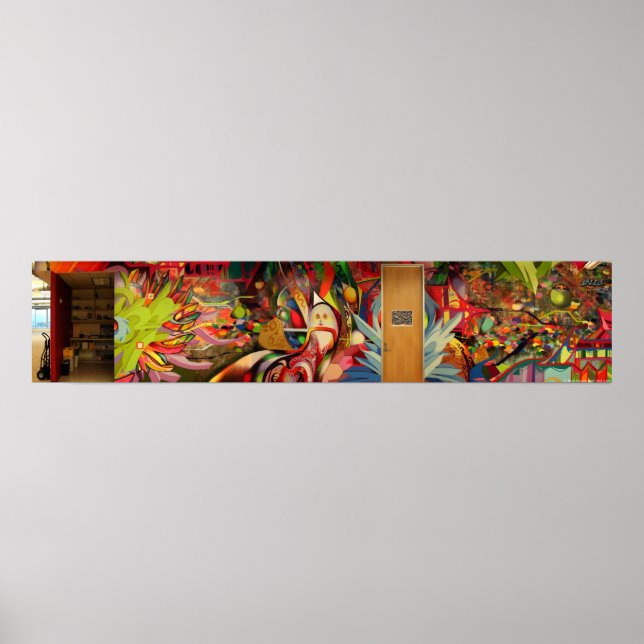 Color Therapy Mural @ Zazzle Poster (Front)