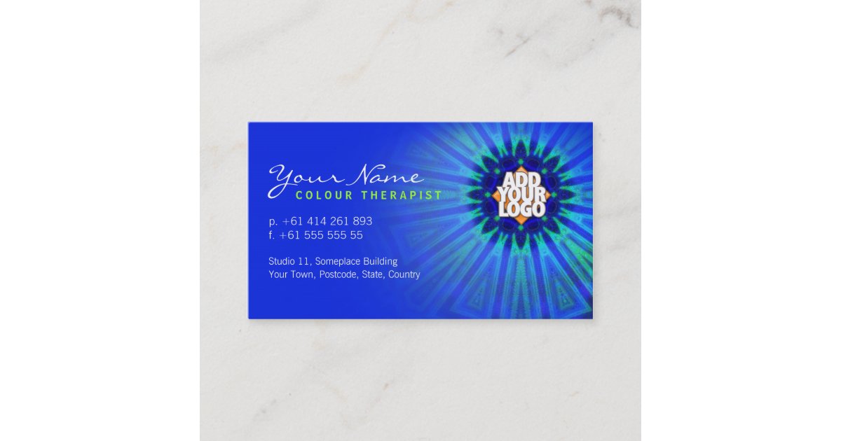 Color Therapy Star Business Card Zazzle Com
