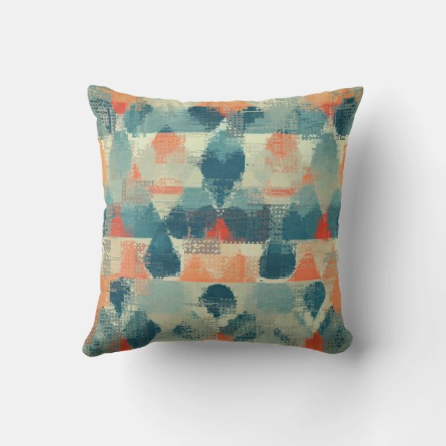 Color Throw Pillow (Back)