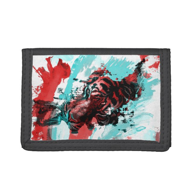 COLOR TIGRE PORTFOLIO TRI-FOLD WALLET (Front)