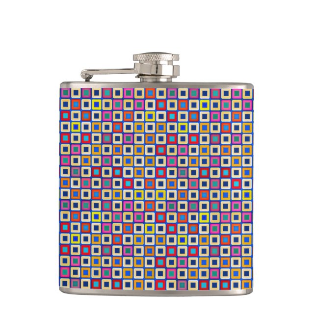 Color Tiles Flask (Front)