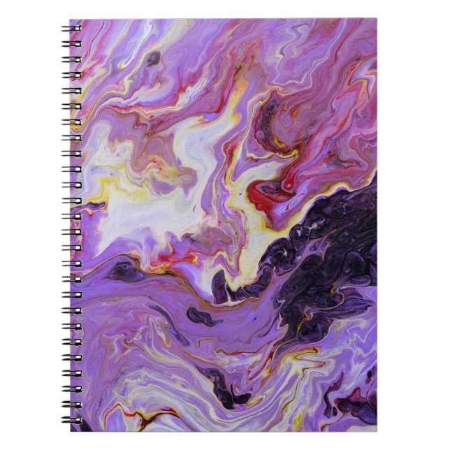 Color tone acrylic paints, abstract. notebook (Front)