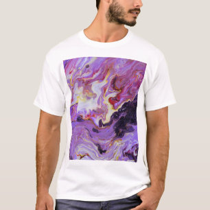 Color tone acrylic paints, abstract. T-Shirt