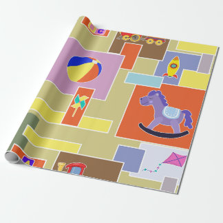 Color Toys Wrapping Paper