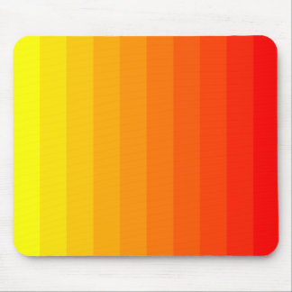 Color Transition - Yellow to Red Mouse Pad