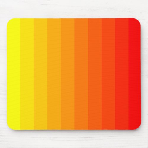 Color Transition _ Yellow to Red Mouse Pad
