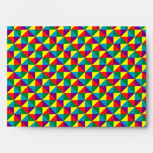 Color triangles pattern envelope