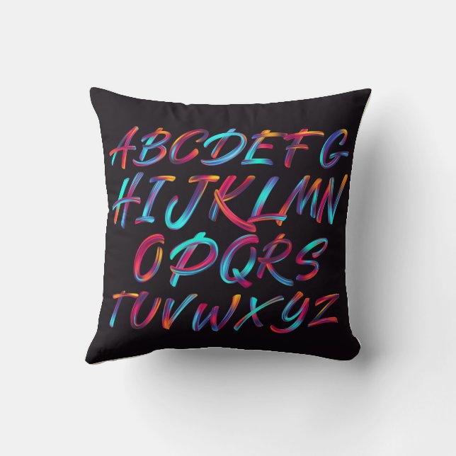 COLOR TRUE THROW PILLOW (Back)