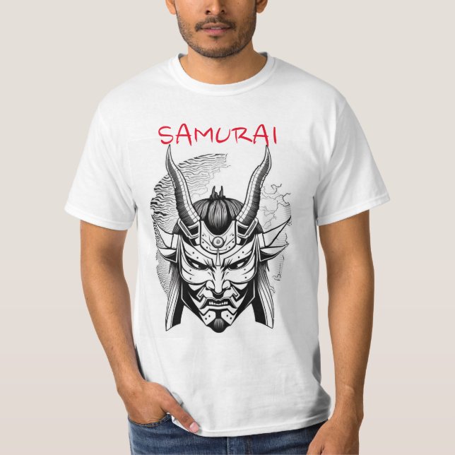 Color T's Samurai Masks Crafts  T-Shirt (Front)