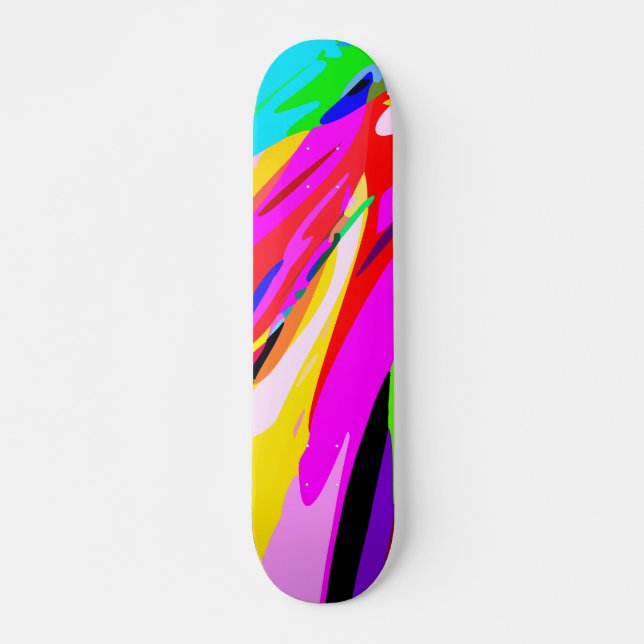 Color Tsunami Skateboard (Front)