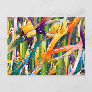 Color Tubes Postcard