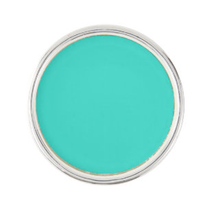 color turquoise lapel pin