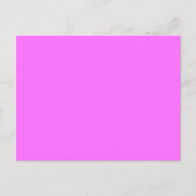color ultra pink postcard (Front)
